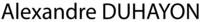 Logo ALEXANDRE DUHAYON