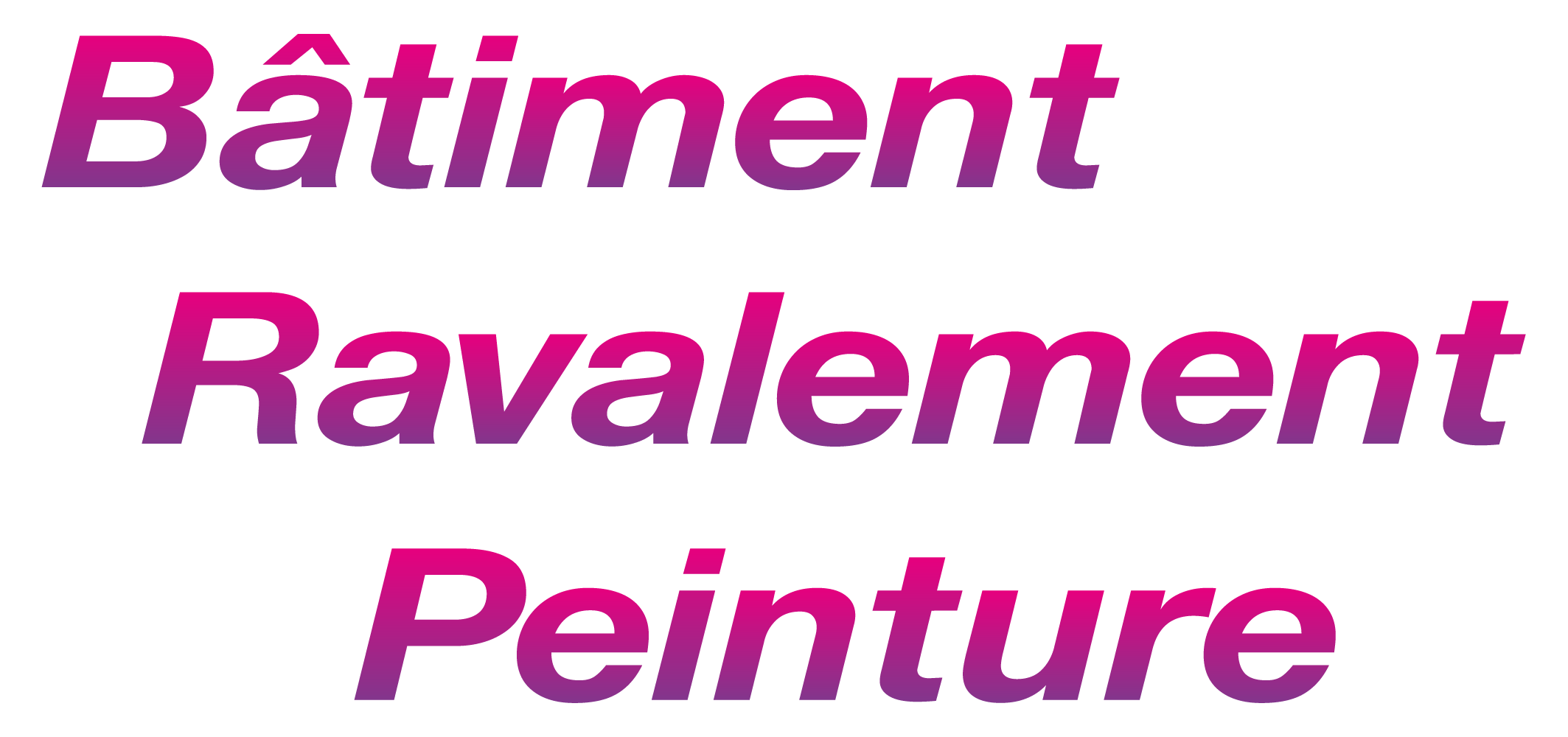 BATIMENT RAVALEMENT PEINTURE