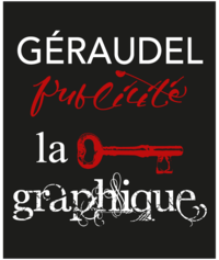 Logo SARL GERAUDEL PUBLICITE LA CLE GRAPHIQUE